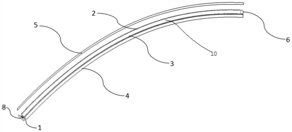 Light guide optical system capable of saving space and achieving uniform lighting and automobile signal lamp thereof