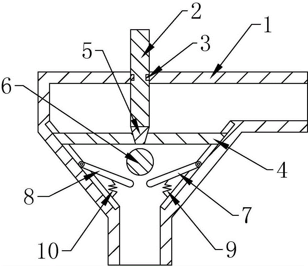 Check valve for rubber injection molding