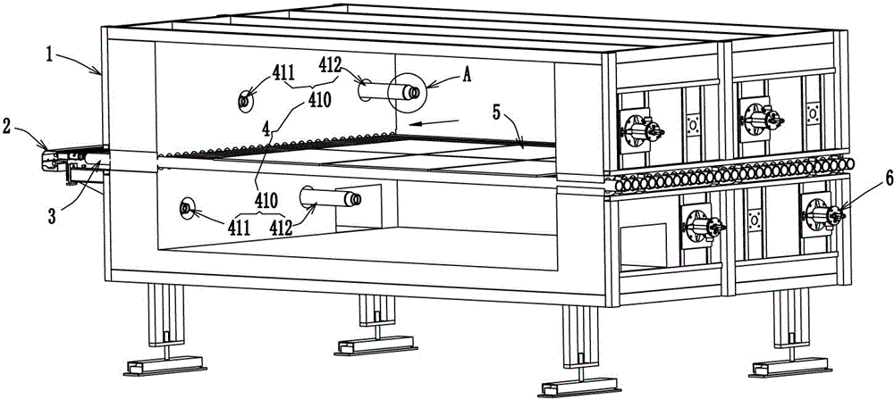 Novel temperature difference control structure for firing equipment