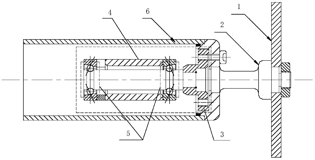 Heat resistance and conduction structure of bearing for medical imaging equipment