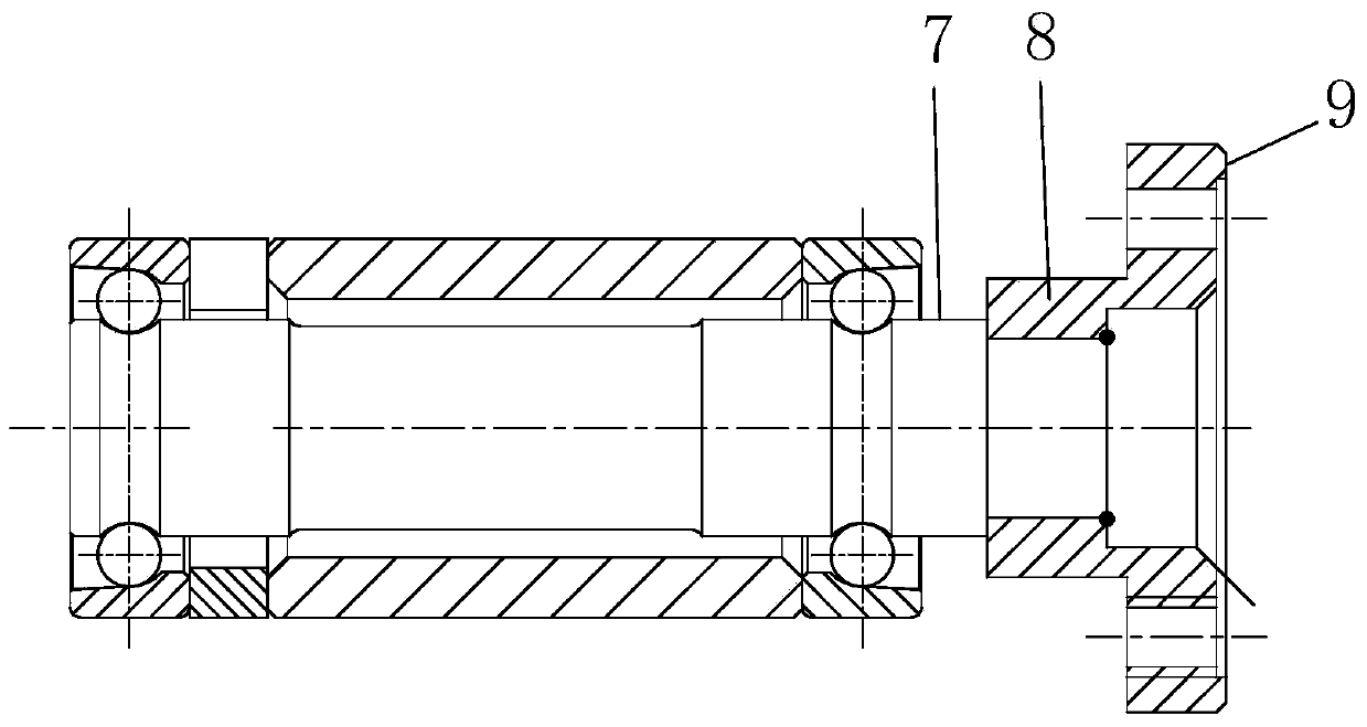 Heat resistance and conduction structure of bearing for medical imaging equipment