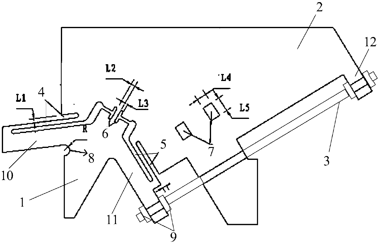 Base for fixing arrayed waveguide grating (AWG) chip