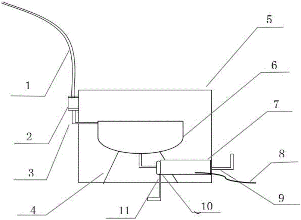 Heat improvement device for heat dissipation working environment of outdoor unit of air conditioner