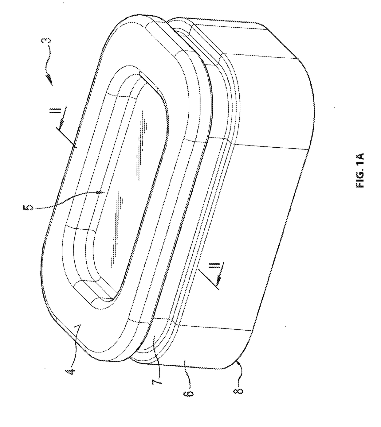 Method and device for producing a 3-d substrate coated with a laminate