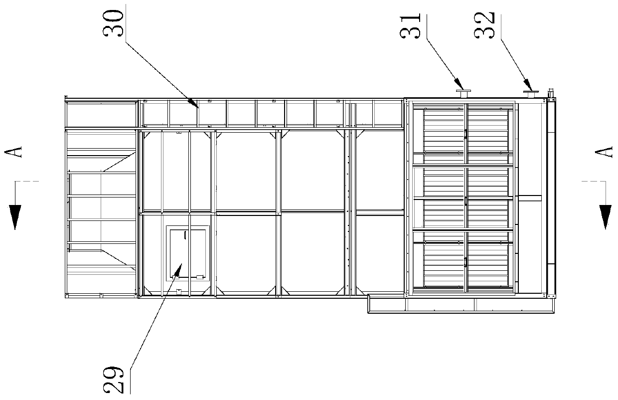 Compound water evaporative chiller