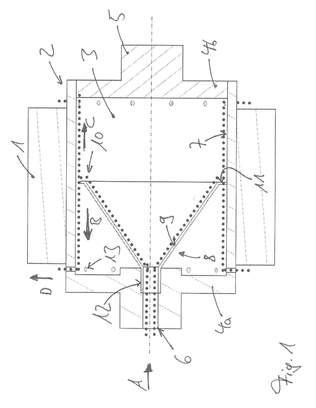 Oil distribution element