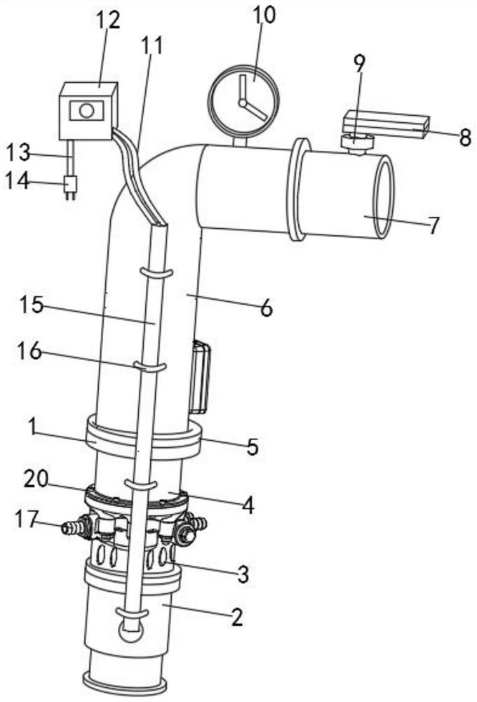 An intelligent deep well pump with automatic power-off protection mechanism