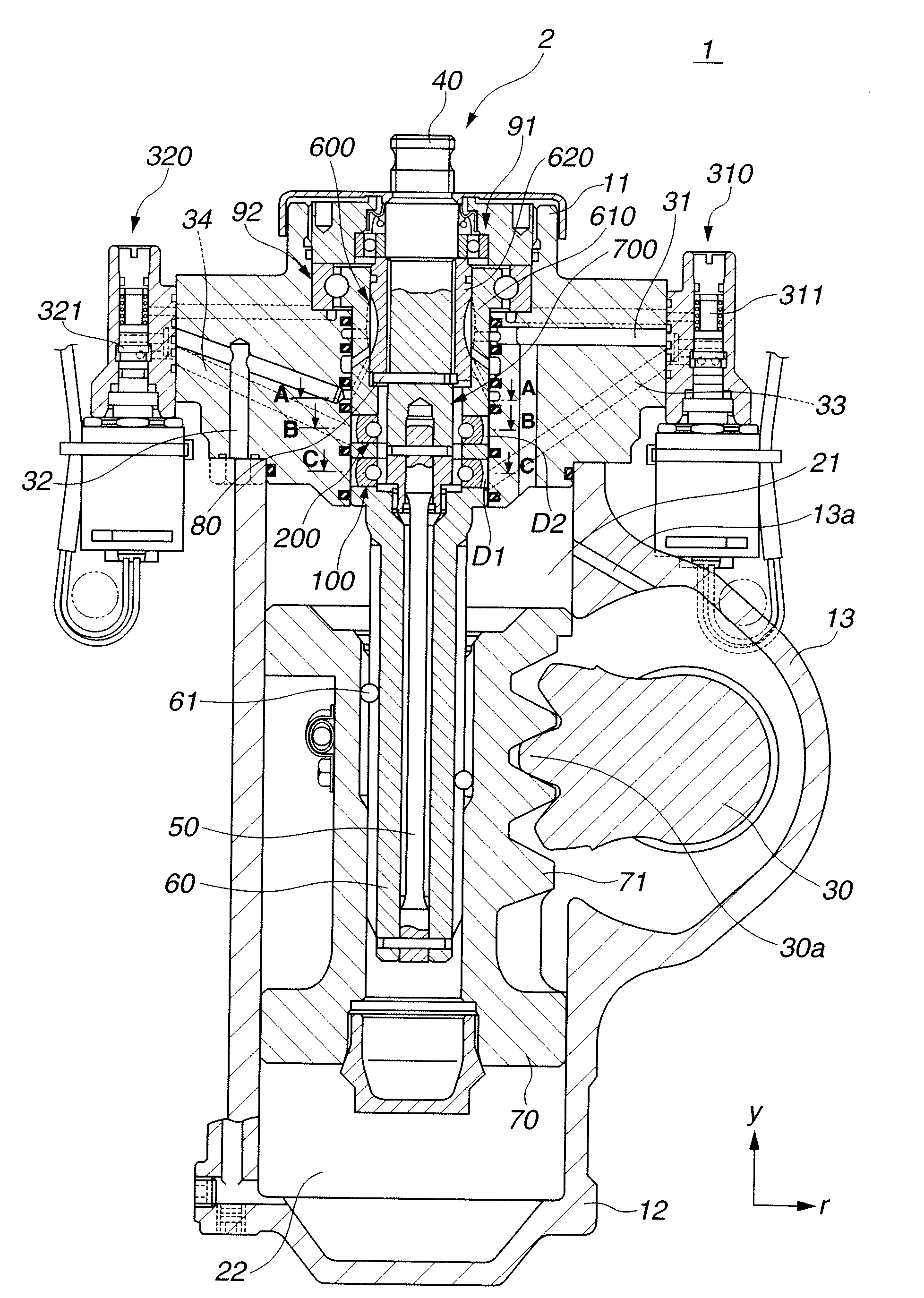 Power steering device