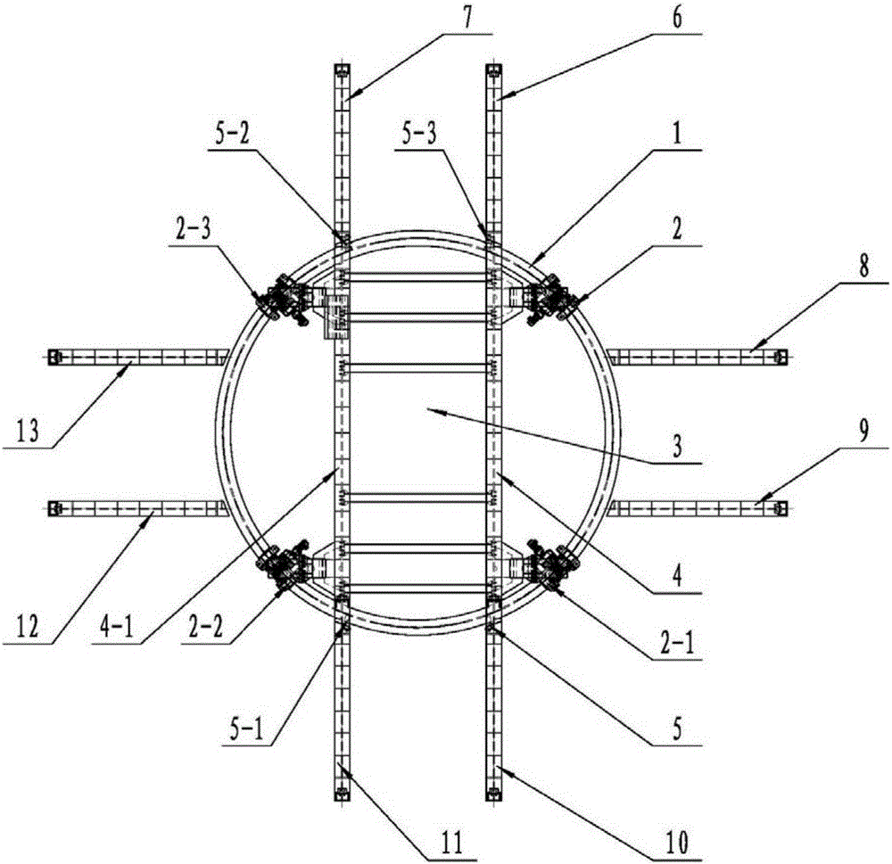 Ultra-large type rotary plate mechanism for window-cleaning machine