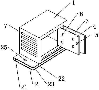 Electric control box used for automatic equipment