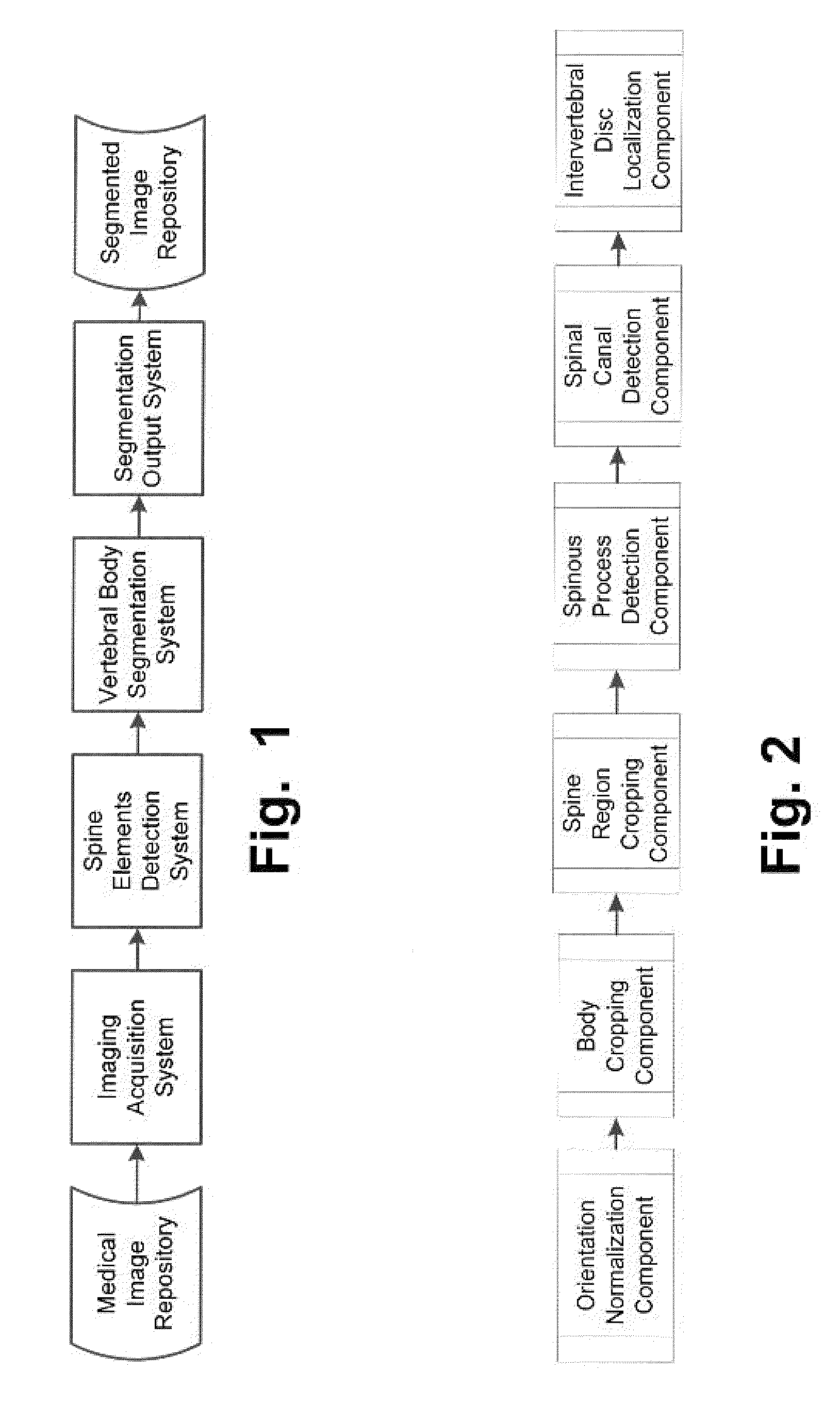 Automated vertebral body image segmentation for medical screening