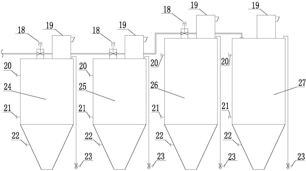 Pneumatic calcium hydroxide conveying system