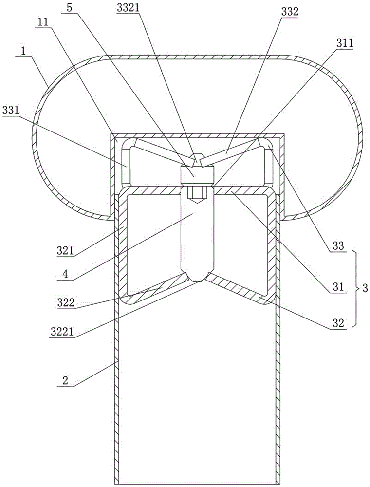 An assembled guardrail