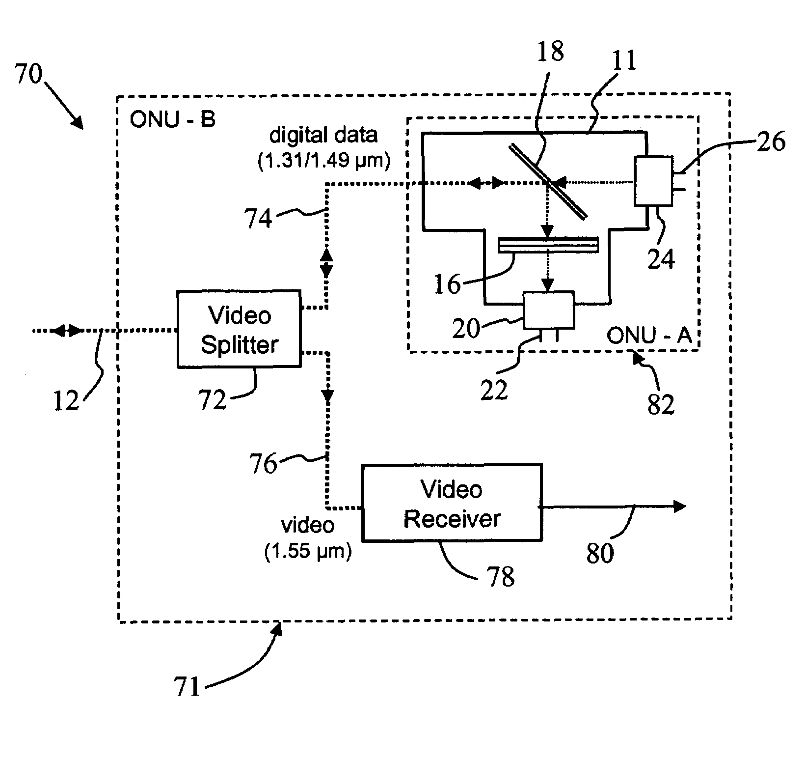 Multi-wavelength, bi-directional optical multiplexer