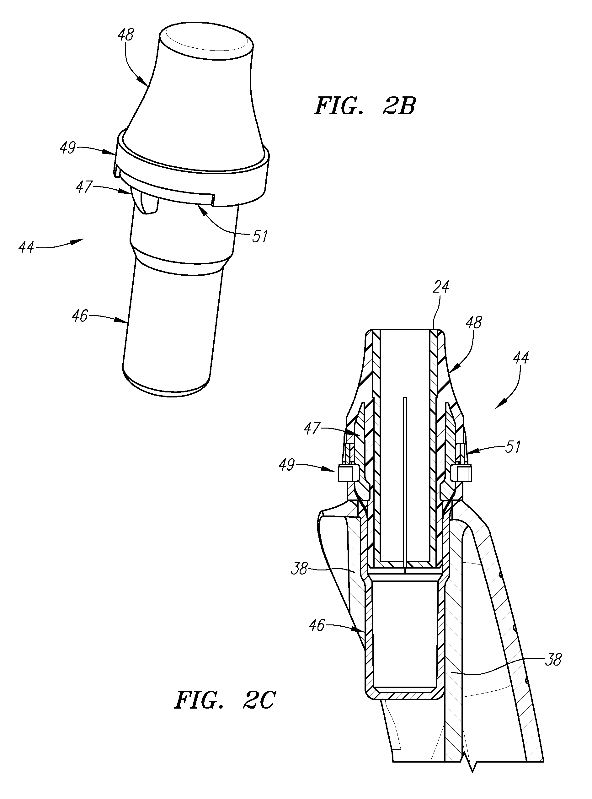 Connection assembly for a golf club