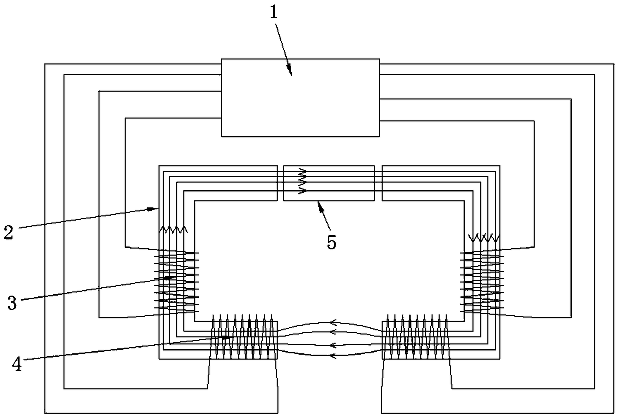 Magnetic field induction thermal therapy device