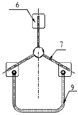 Movable lifting suspension lug mounting device