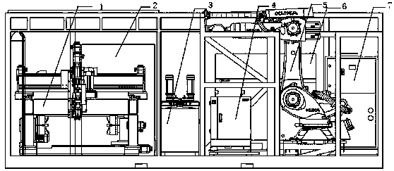 Integrated workshop of laser repairing system