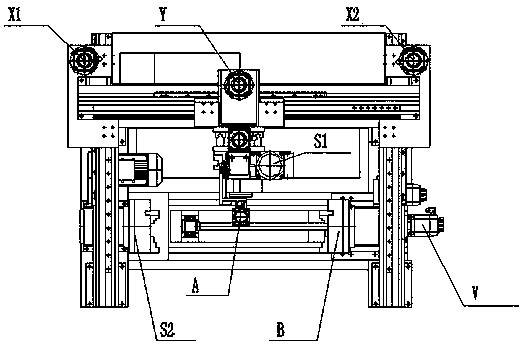 Integrated workshop of laser repairing system