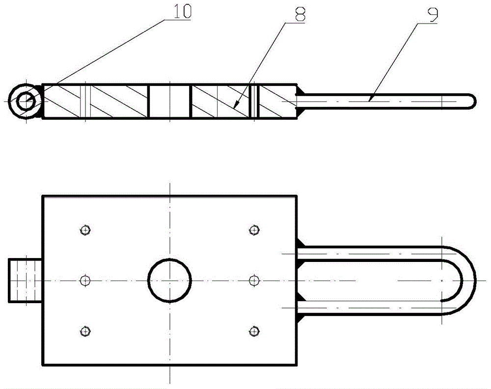 Drill jig structure for drilling plate-shaped metal component