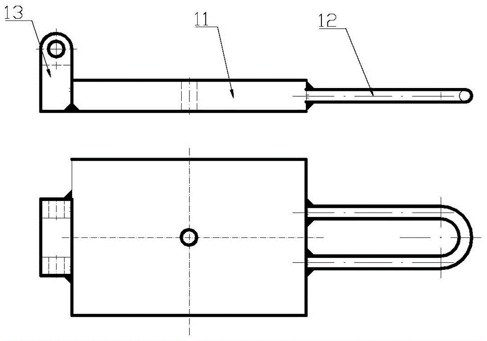 Drill jig structure for drilling plate-shaped metal component