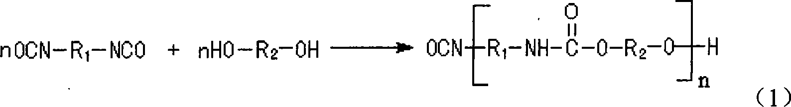 Polyurethane chemical grouting material and production method