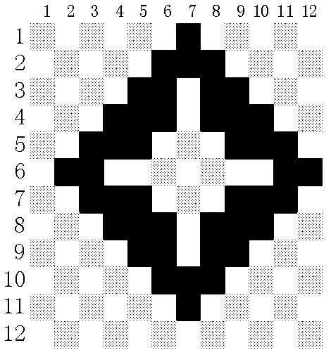 Method for producing jacquard-like pattern with dobby loom