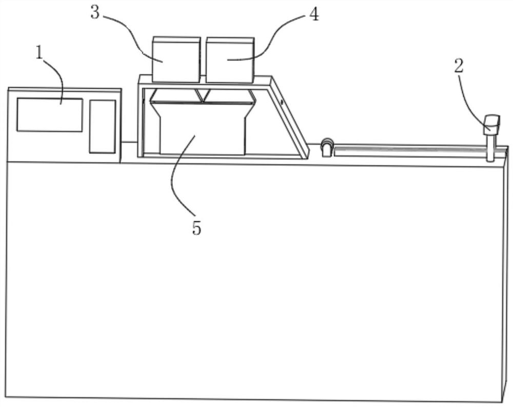 Automatic cleaning and cutting system of elastic sewing machine for garment processing