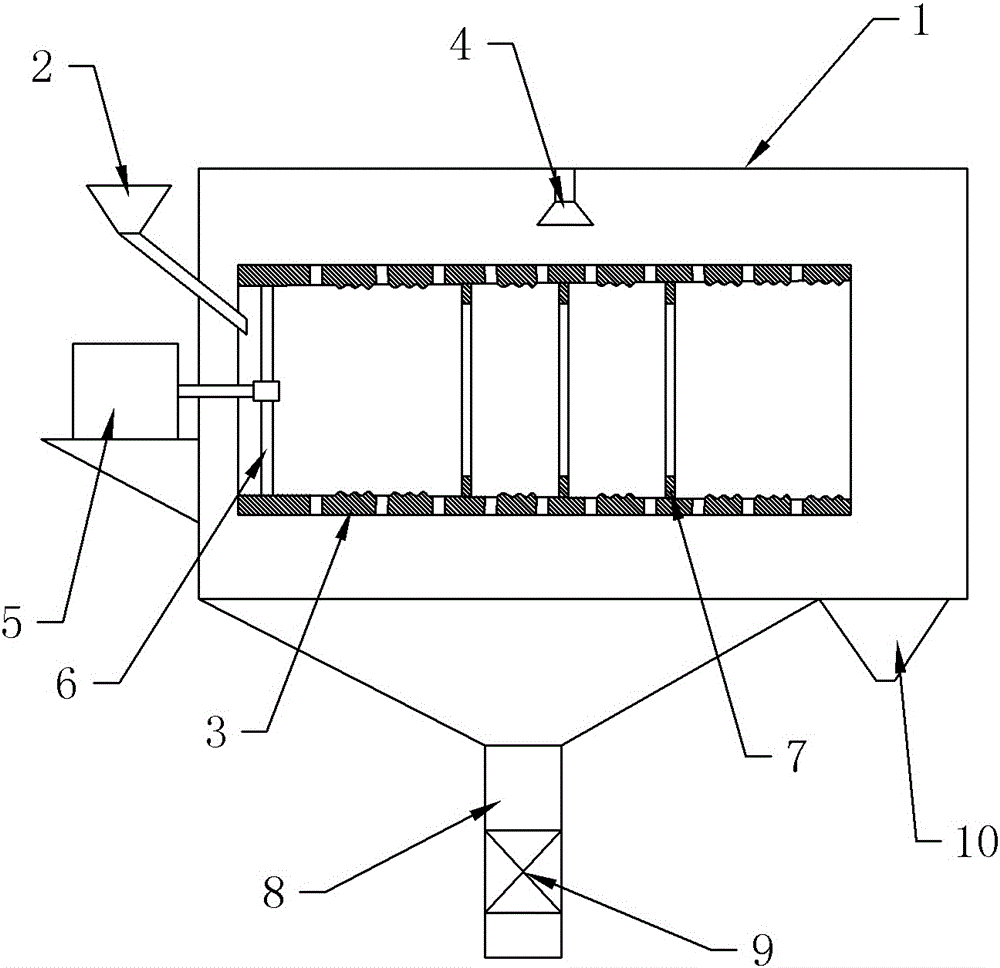 Watermelon seed continuous kneading device