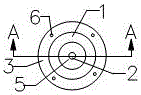 Epoxy resin dry-type wall bushing