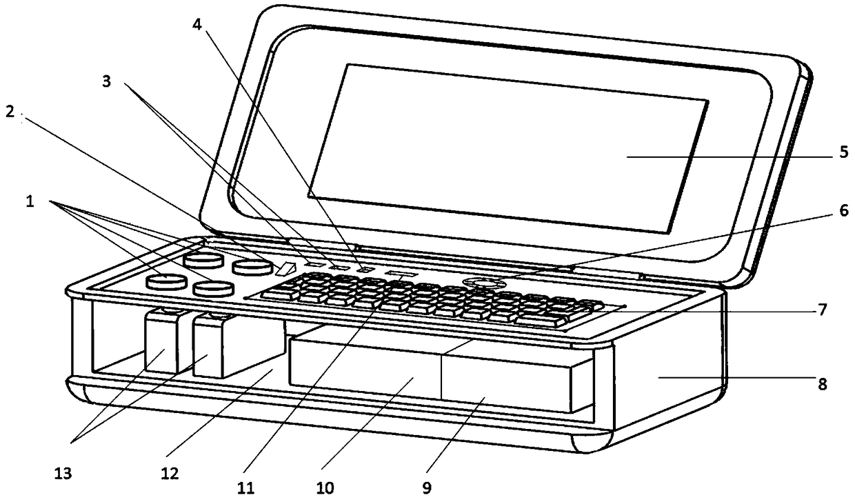 Device and method for testing cable on/off and resistance