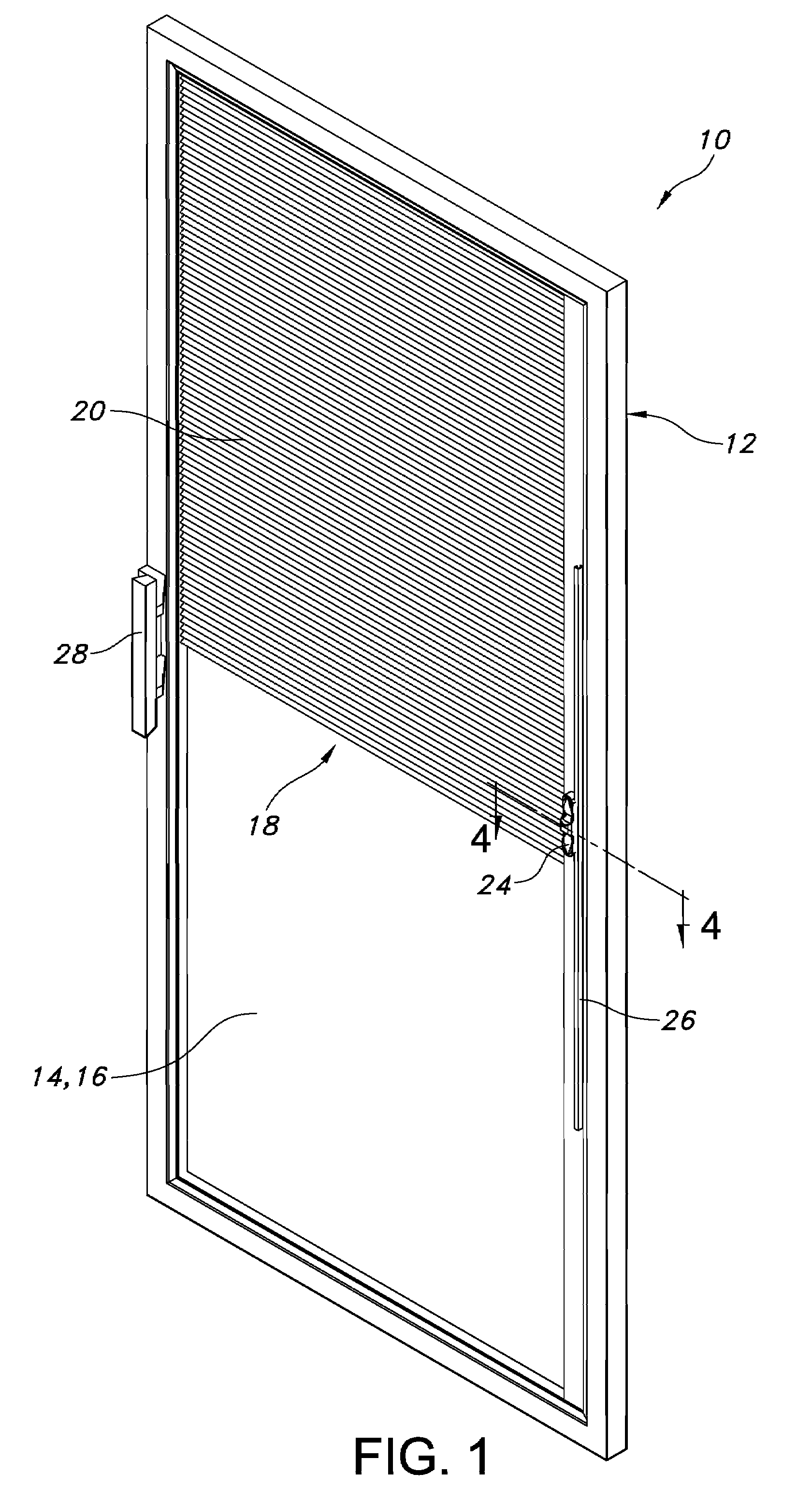 Operator for insulated glass accessory