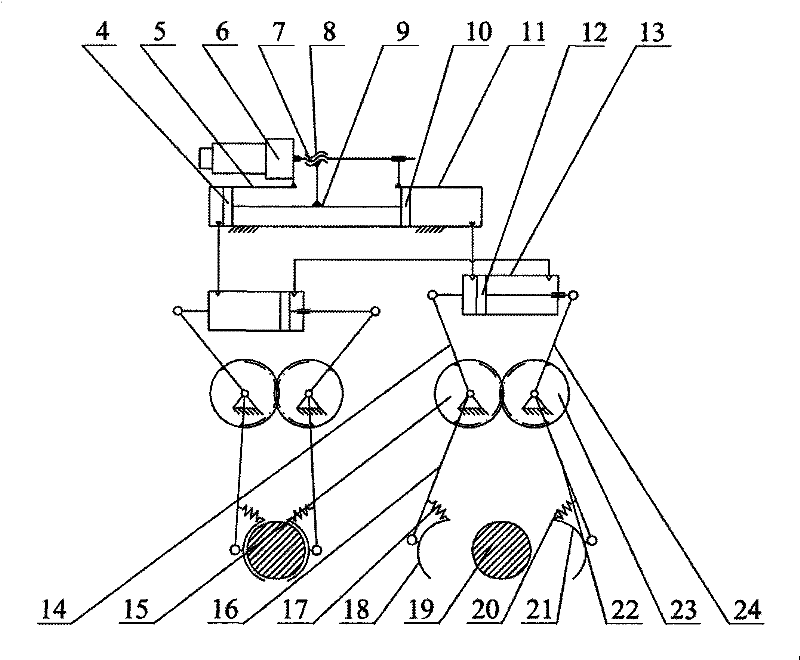 Aerial Cable Climbing Robot Clamping Mechanism