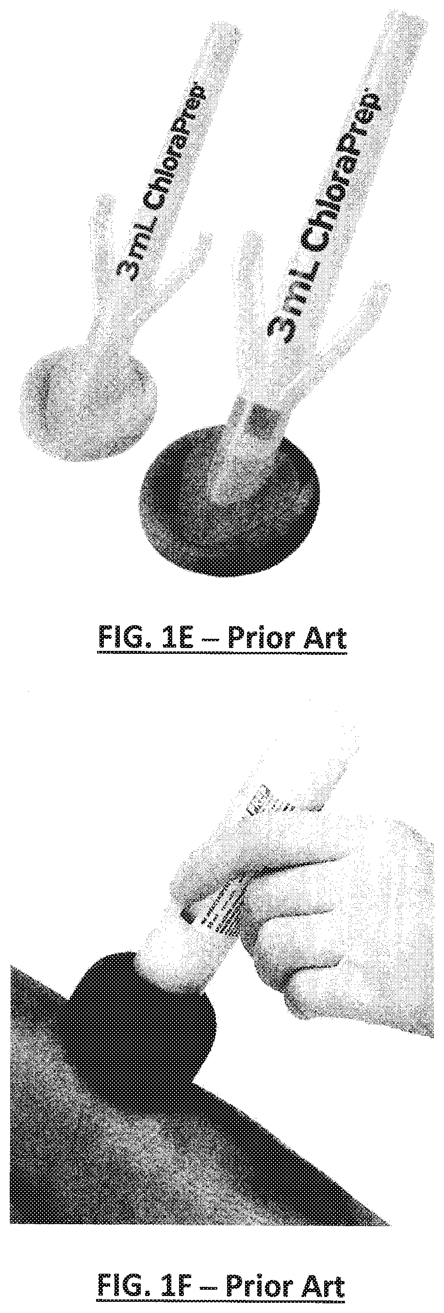 Disinfectant applicator device with contoured roller