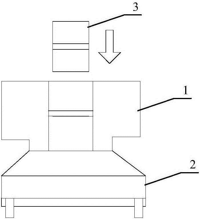 Attitude adjustment assembly method for setting large thrusters to the bottom of the spacecraft