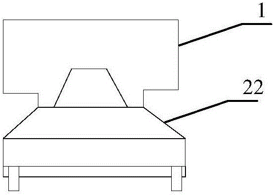 Attitude adjustment assembly method for setting large thrusters to the bottom of the spacecraft