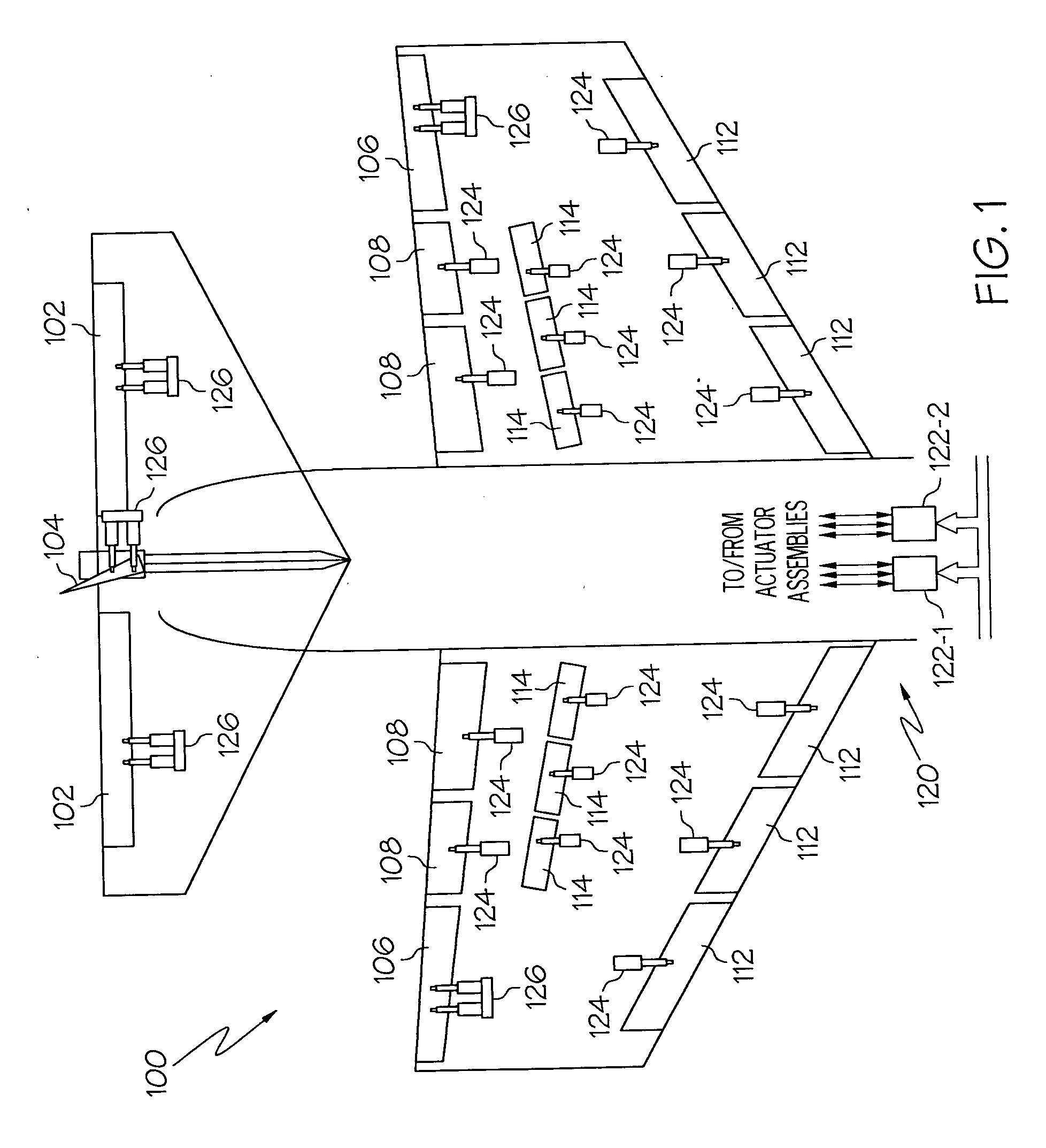 Flight control surface actuation system with redundantly configured and lockable actuator assemblies