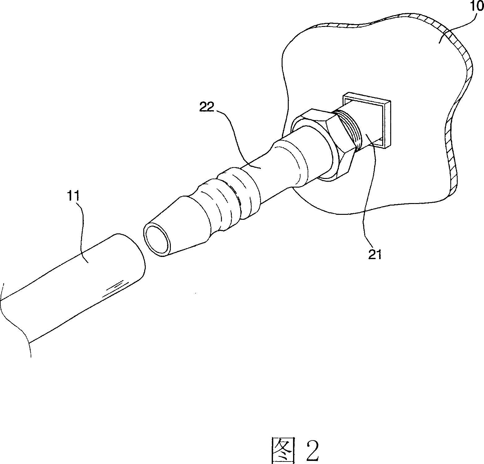 Gas pipeline assembly for gas type drying machine