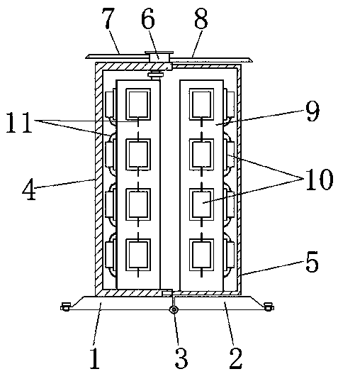 A distribution box for electrical equipment