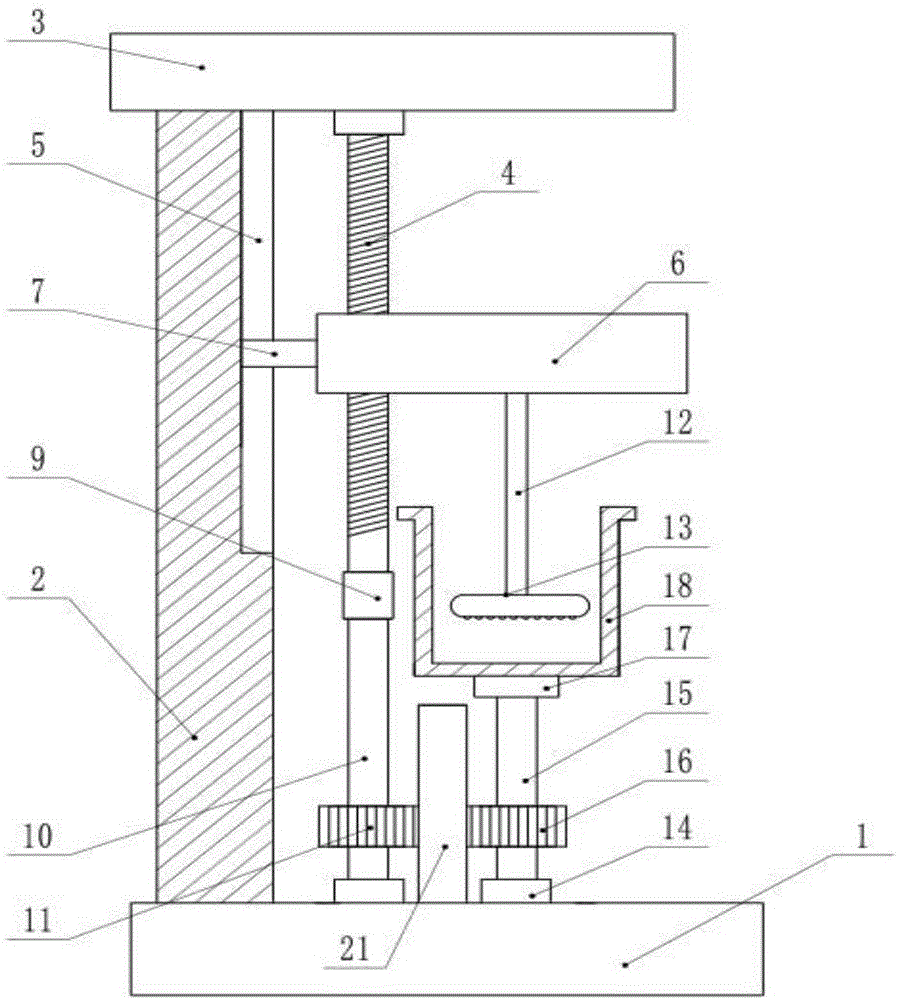 Manual feed grinding device for household livestock breeding