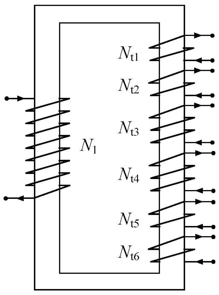 24-pulse rectifier with double single-phase half-wave rectification circuits