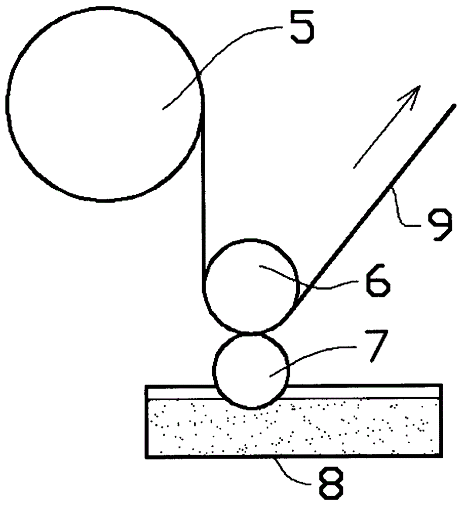 Environment-friendly isolating material and production method thereof