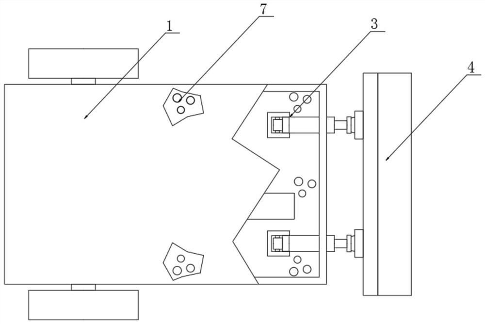 Scraping shovel type manure cleaning device for livestock and poultry farms