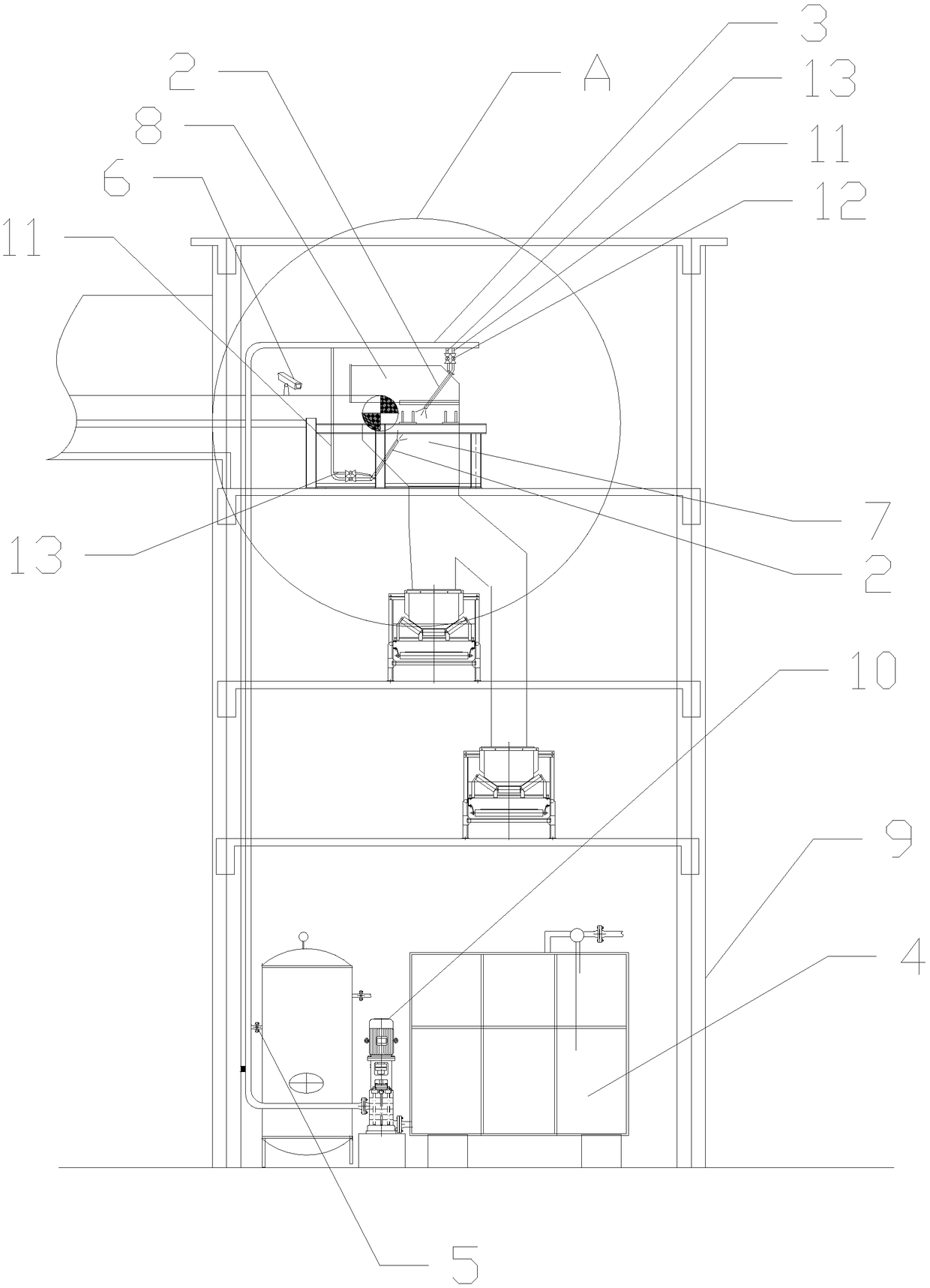 Belt conveyor dust suppression device