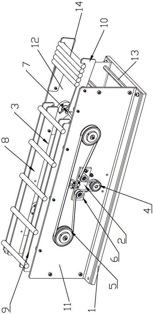 Uniform conveying device used for pin shaft parts