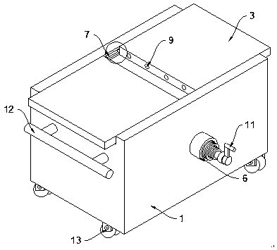 Space-adjustable anti-extrusion conveying device for storing OLED (Organic light emitting diode) material