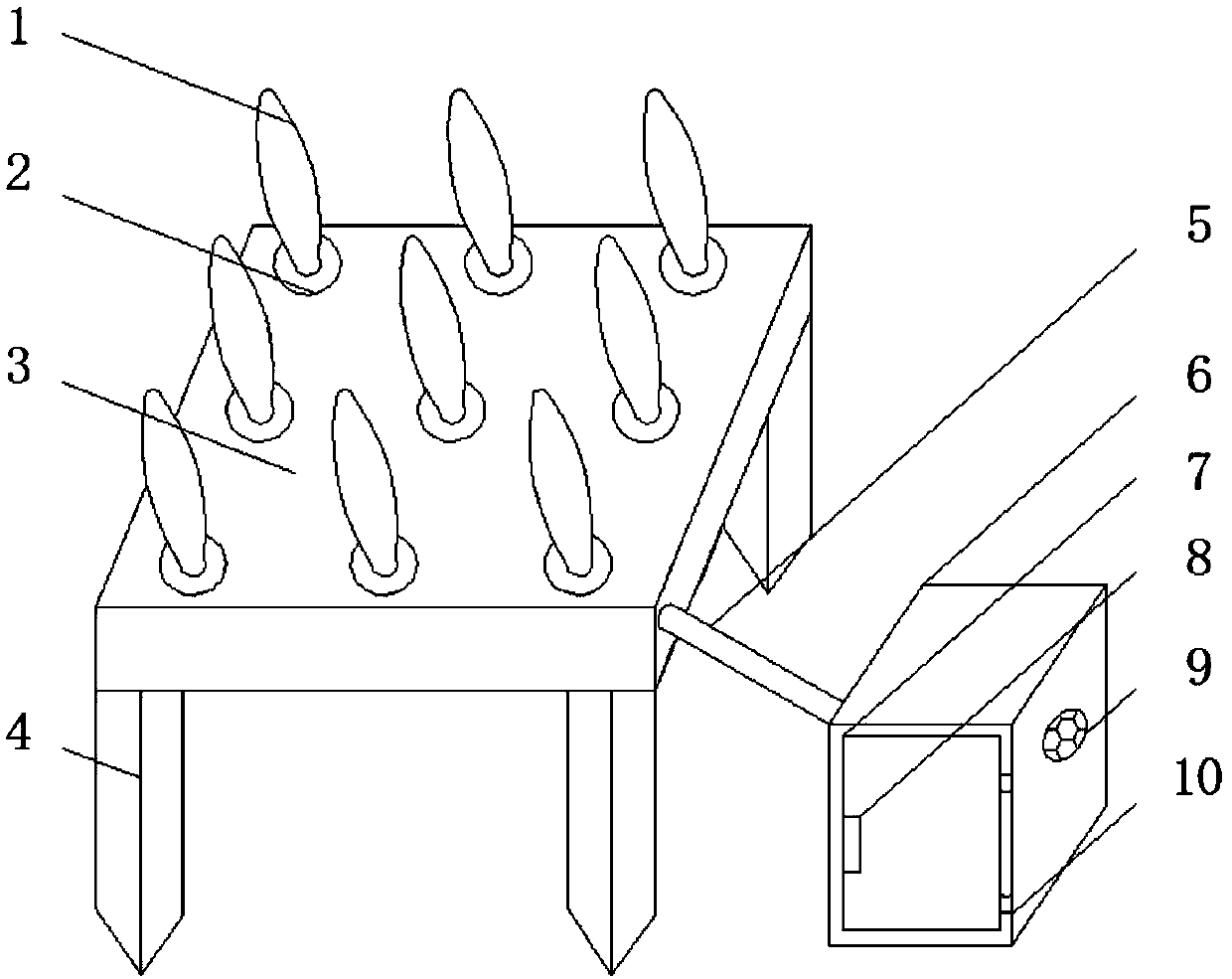 Bio-membrane reactor strengthened and coupled river water purification device applied to river channel management