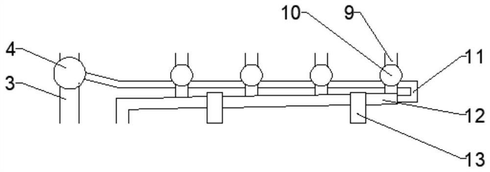 Water-fertilizer integrated water-fertilizer ratio regulation and control device for planting capsella bursa-pastoris