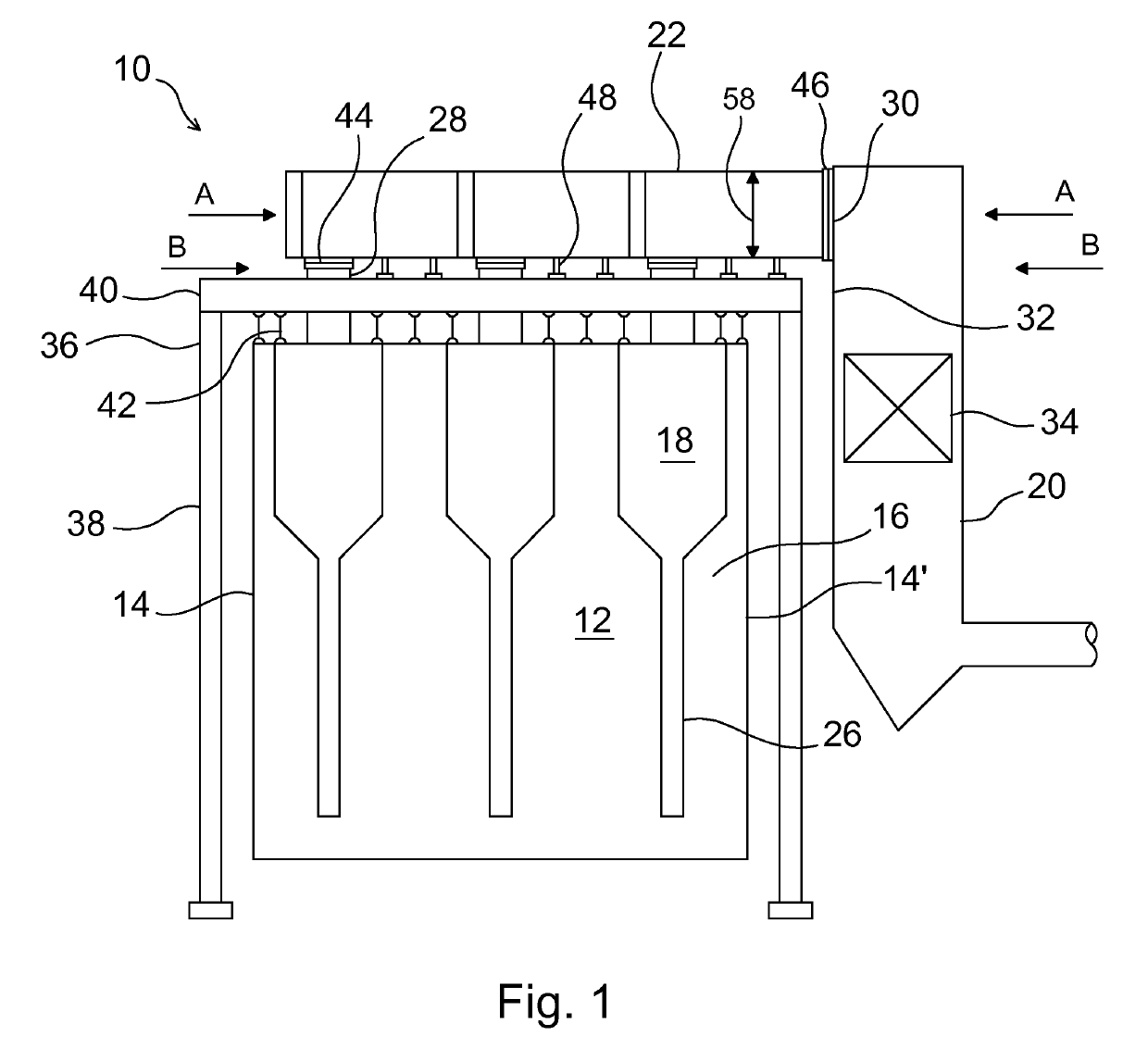 Circulating fluidized bed boiler and a method of assembling a circulating fluidized bed boiler