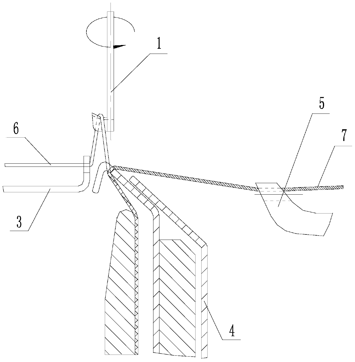 Weaving method of netty fabric